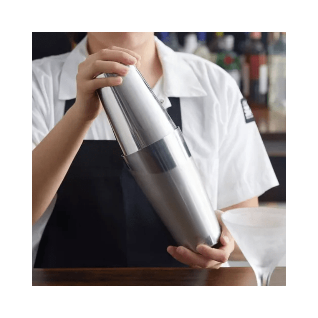 VASO BOSTON SHAKER 24 OZ 2 PZS ACERO INOX