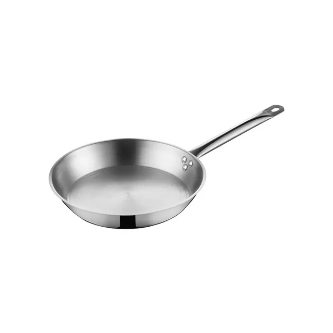SARTEN 28 CM DE ACERO INOXIDABLE PROFESIONAL