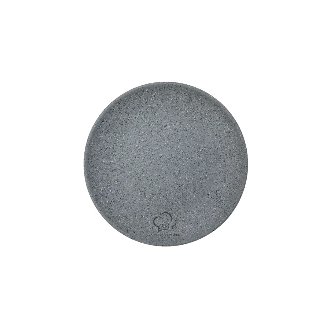 PLATO TRINCHE MELAMINA 21 CM GRAY GRANITE