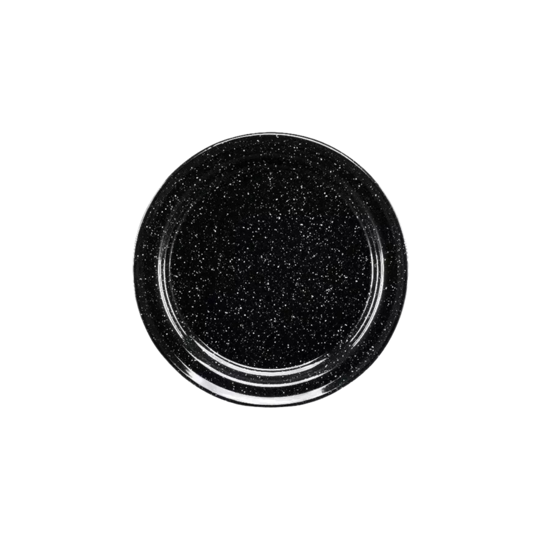 PLATO PELTRE 22 CM NEGRO