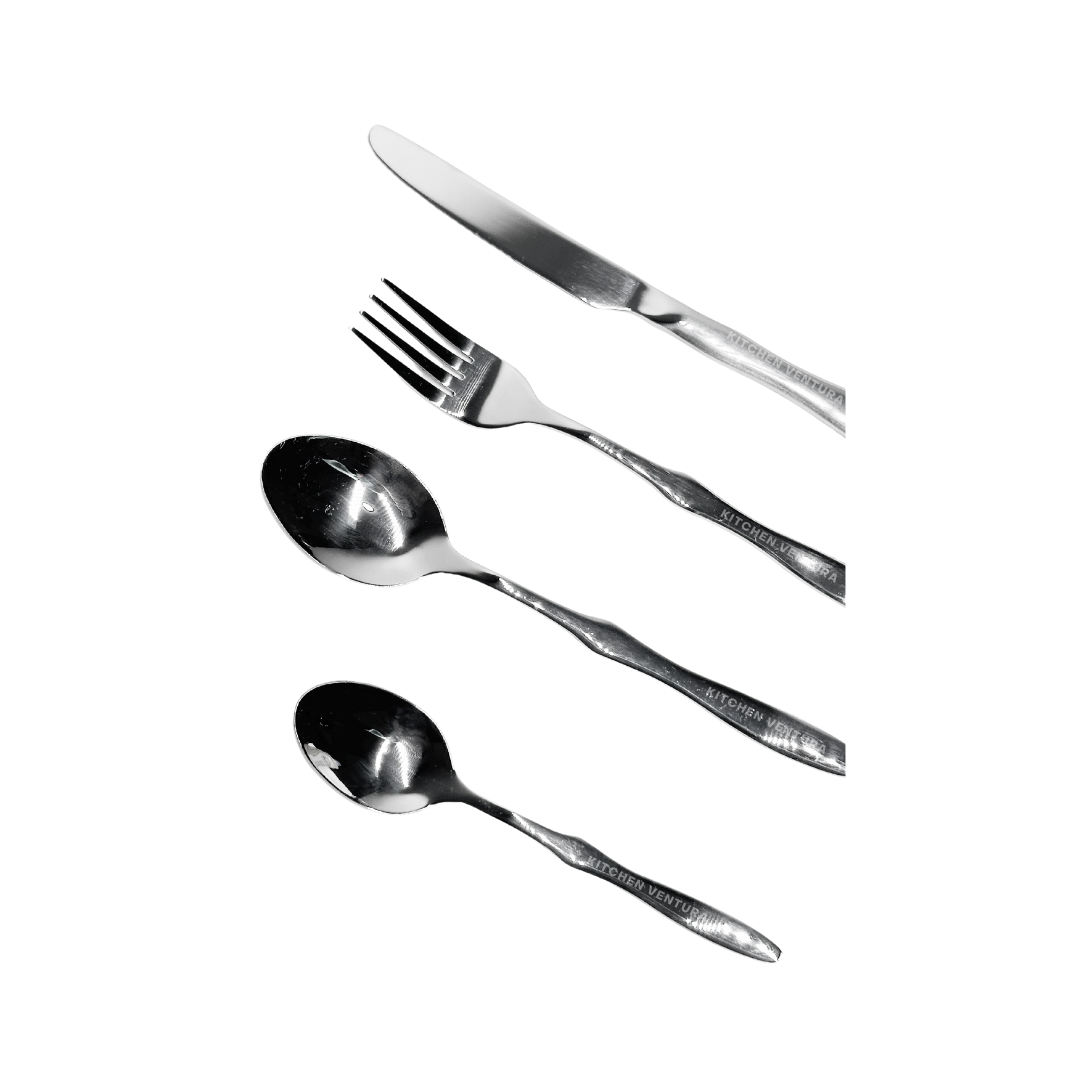 CUBIERTOS ACERO INOX PLATA