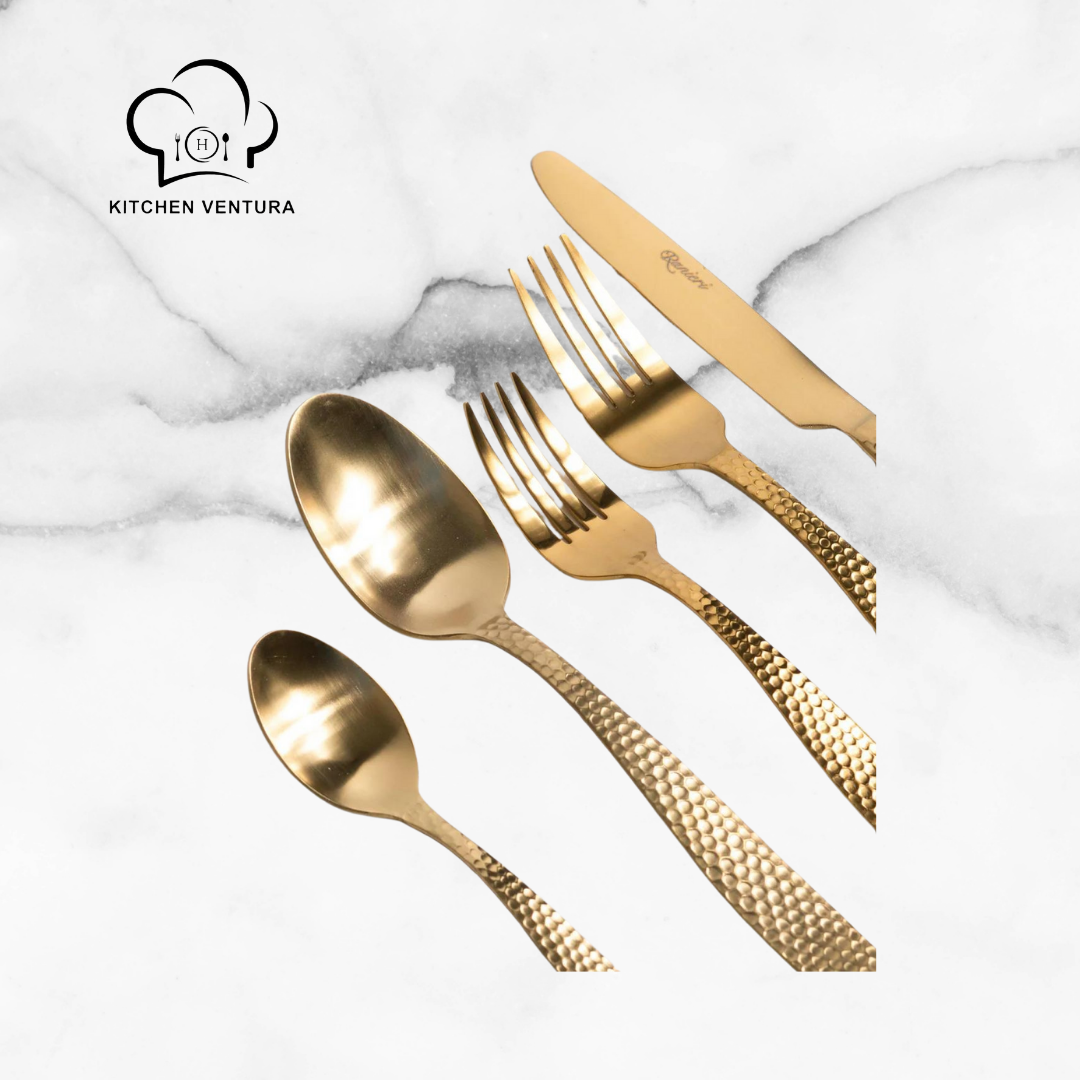 CUBIERTO DORADO MATE BOMBAY