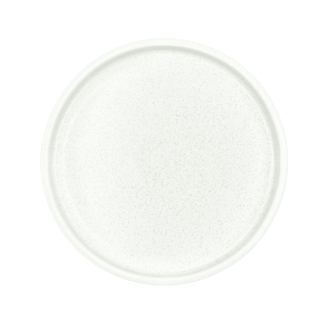 PLATO TRINCHE PORCELANA BLANCO MATE 28 CM