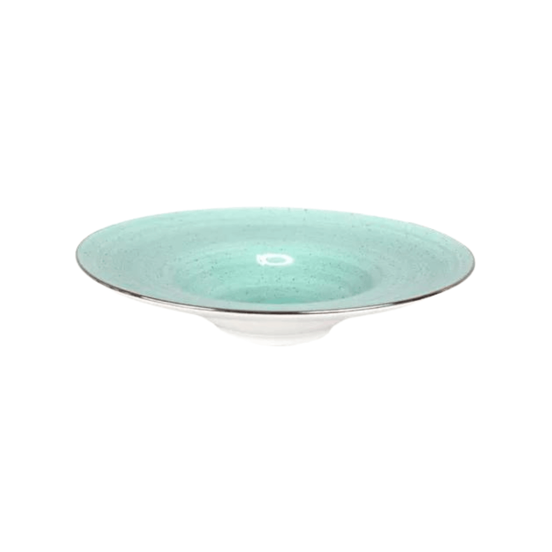 VAJILLA DE PORCELANA VERDE CLARO