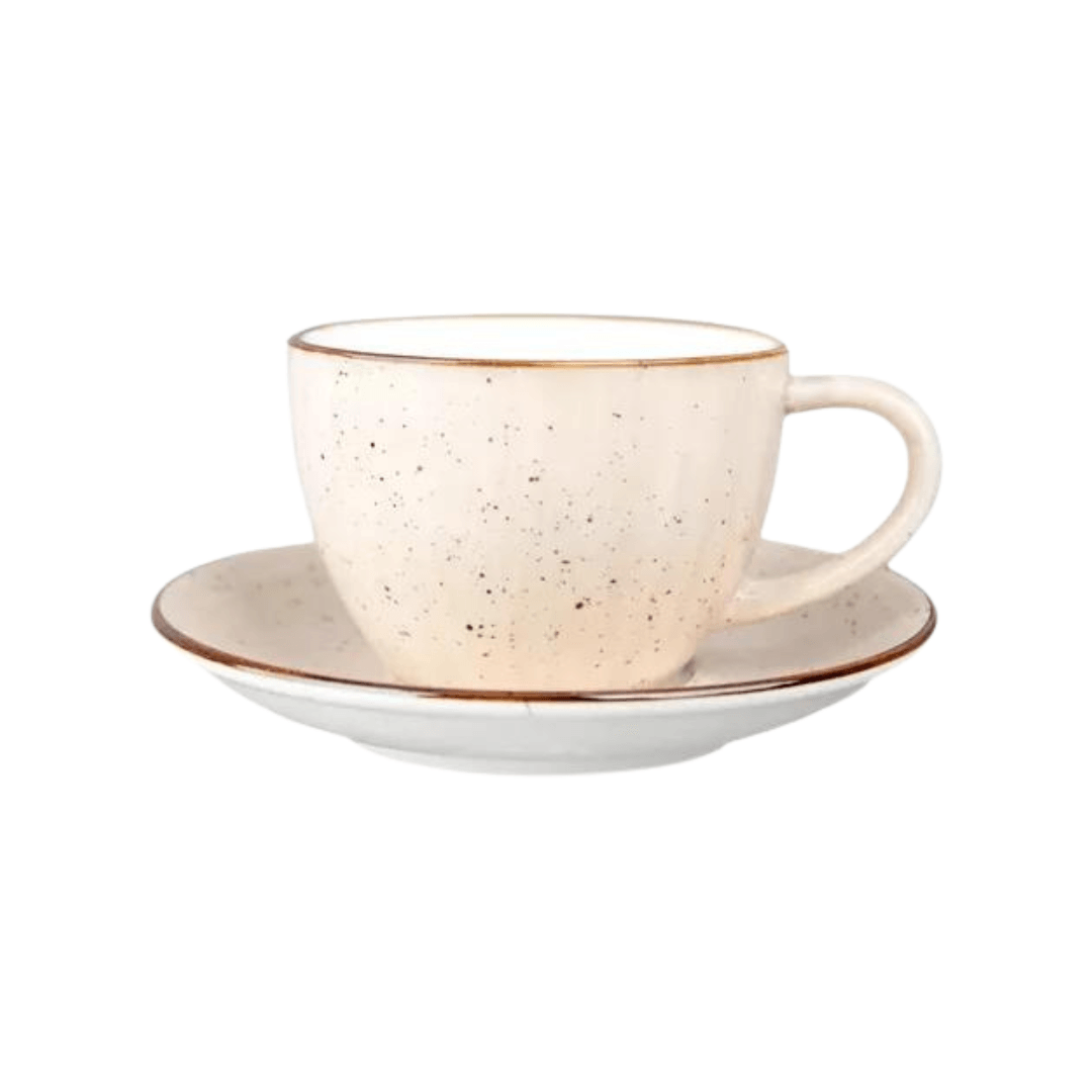 VAJILLA DE PORCELANA BEIGE