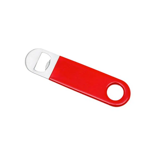 DESTAPADOR PLANO 18 CM COLOR ROJO