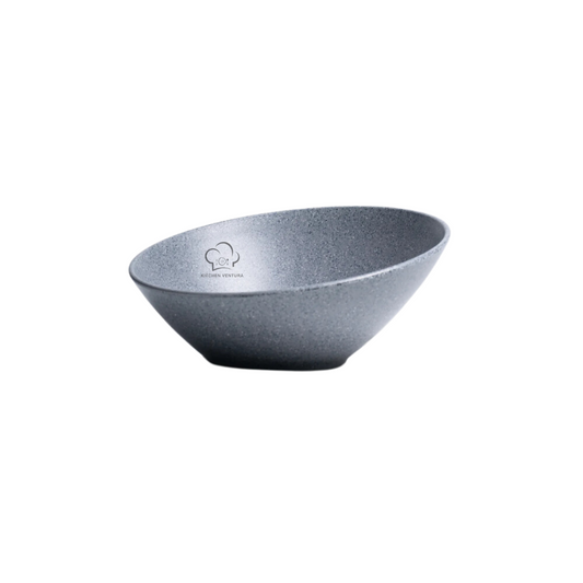 BOWL INCLINADO MELAMINA 21 CM GRAY GRANITE
