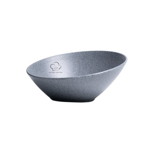 BOWL INCLINADO MELAMINA 25 CM GRAY GRANITE
