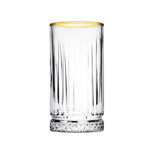 VASO ELYSIA 445 ML FILO DORADO TIMELESS