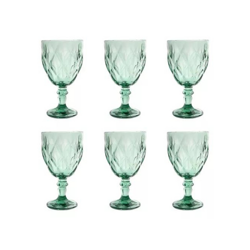 COPA VINO AGUA CRISTAL LABRADO 340 ML