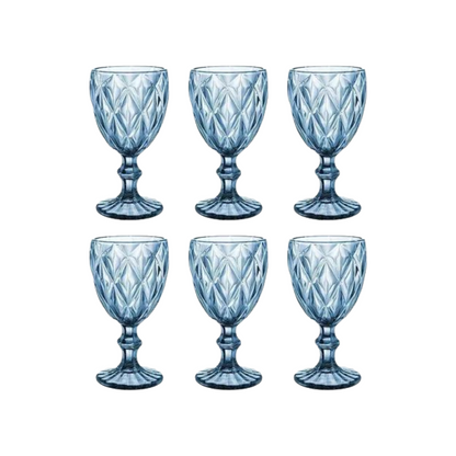 COPA VINO AGUA CRISTAL LABRADO 340 ML