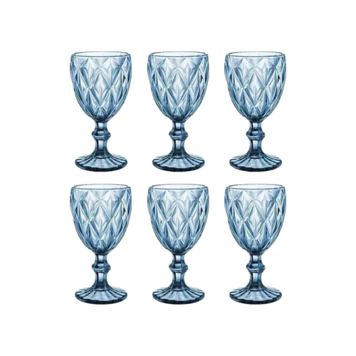 COPA VINO AGUA CRISTAL LABRADO 340 ML