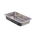 INSERTO 1/1 ENTERO PERFORADO ACERO INOX 10 CM