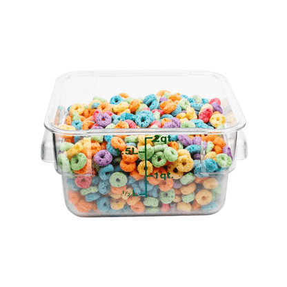 CAMBRO CUADRADO POLICARBONATO 1.5 LT - 1 QT