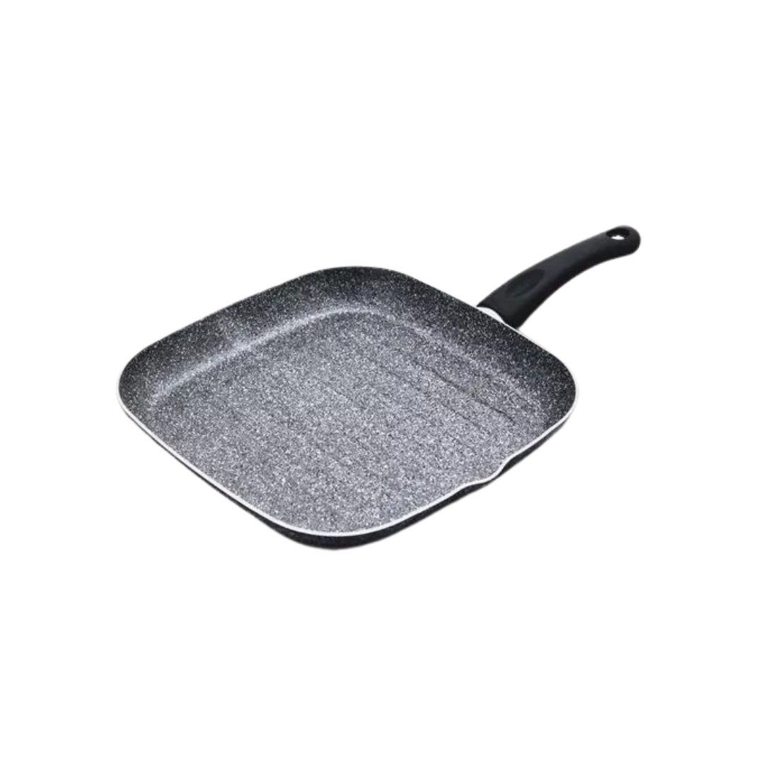 JUEGO 3 SARTENES ITALIANOS CON ANTIADERENTE COLOR GRIS GRANITO