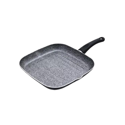 JUEGO 3 SARTENES ITALIANOS CON ANTIADERENTE COLOR GRIS GRANITO
