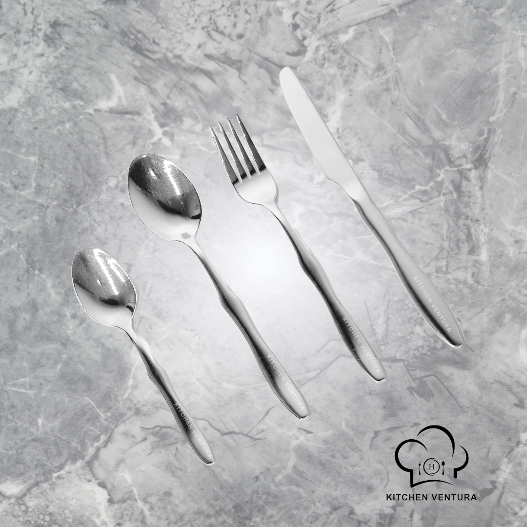 CUBIERTOS ACERO INOX PLATA