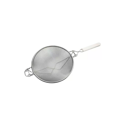 COLADERA DE ACERO INOX DOBLE MALLA 24 CM REF