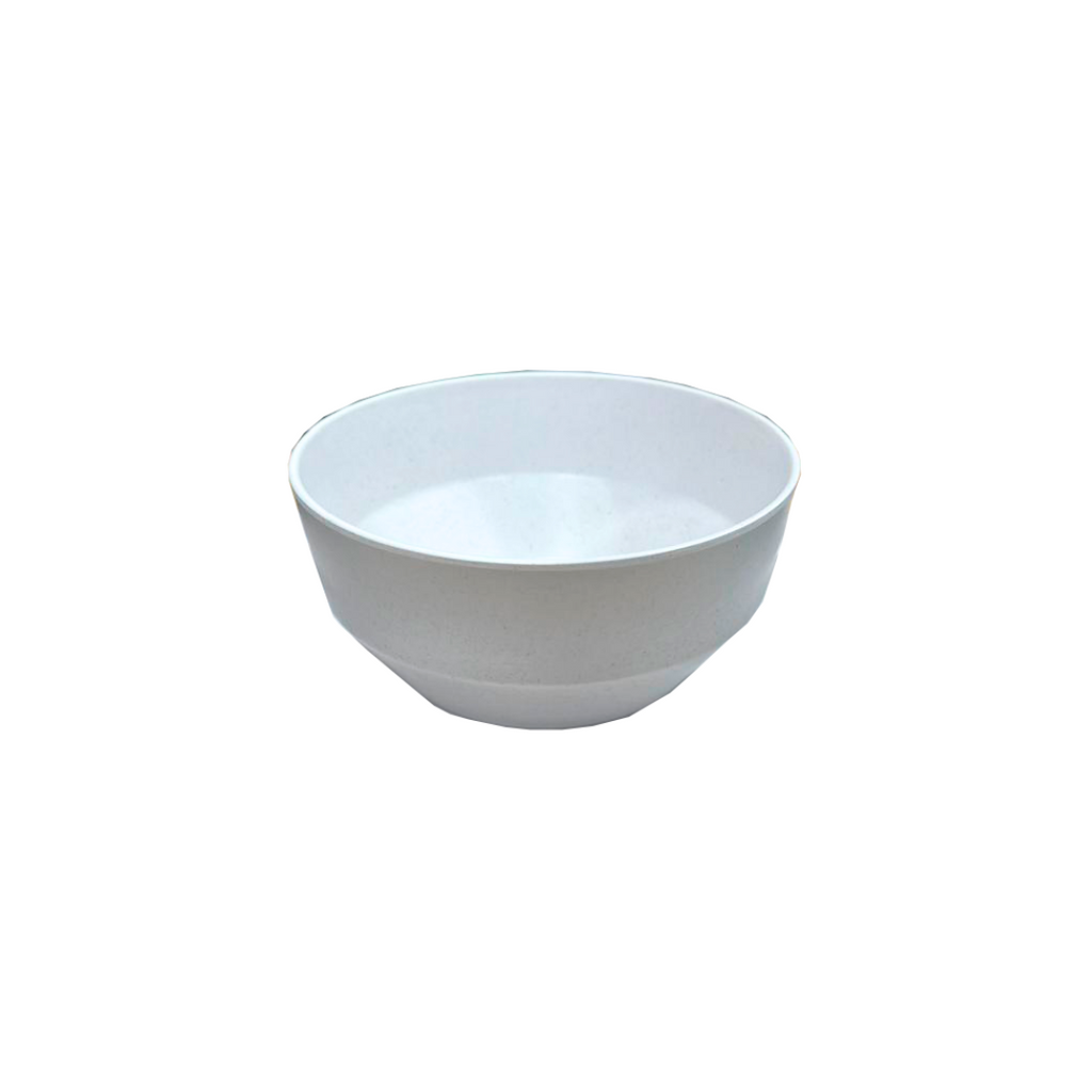 VAJILLA BLANCO JASPEADO MELAMINA