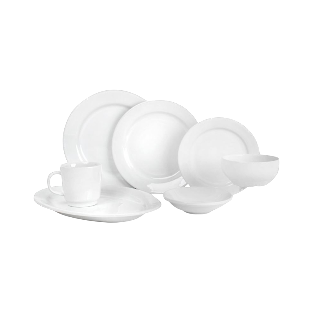 VAJILLA BLANCA LINEA AMERICANA