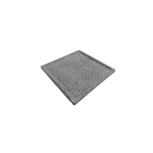 PLATO CUADRADO PIEDRA 25X25 CM