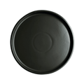 PLATO TRINCHE PORCELANA NEGRO MATE 28 CM