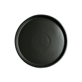 PLATO TRINCHE PORCELANA NEGRO MATE 22 CM