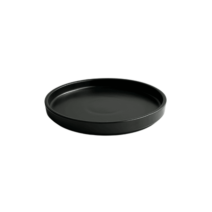 PLATO TRINCHE PORCELANA NEGRO MATE 28 CM